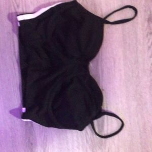 Black and white crop top